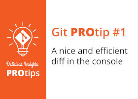 Git protip: a nice and efficient diff in the console