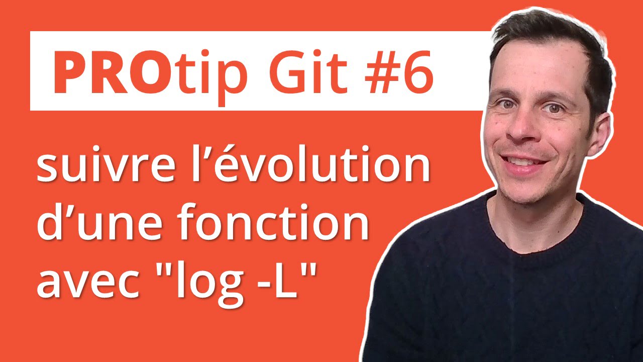 Git protip : suivre les évolutions d’une fonction avec log -L